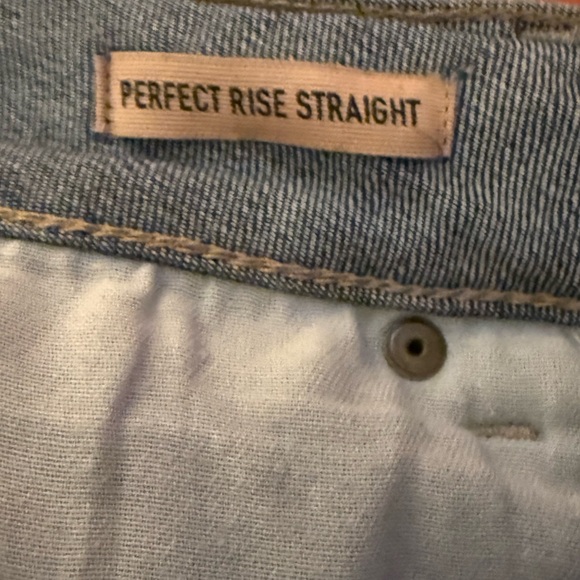 Ariat Women's Perfect Rise Straight Jeans in Deep Blue - Picture 6 of 7